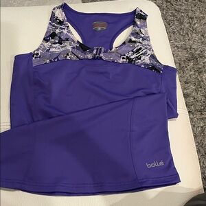 Bolle Purple Patterned Tank Top
